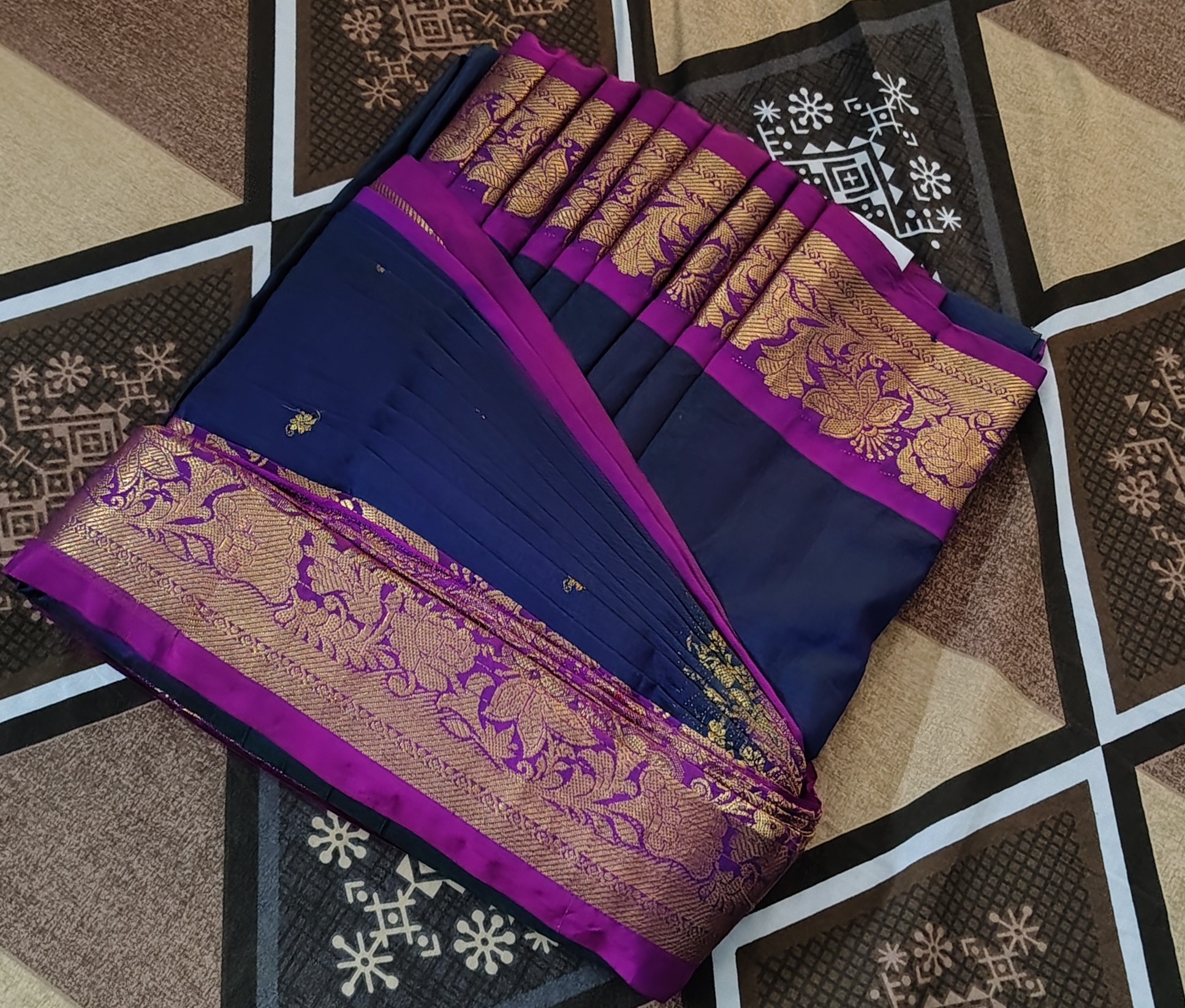 Fluffy Pleat Saree 4